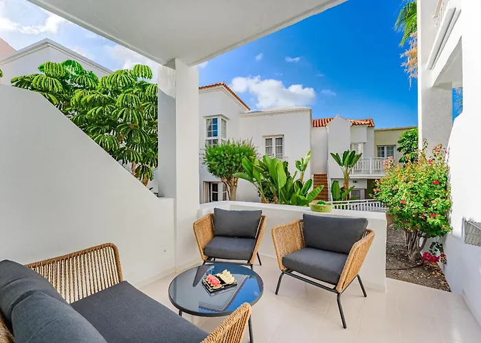 Luxury Apartment In Costa Adeje With 3 Pools One Is Heated 1 Bedroom And 2 Beds